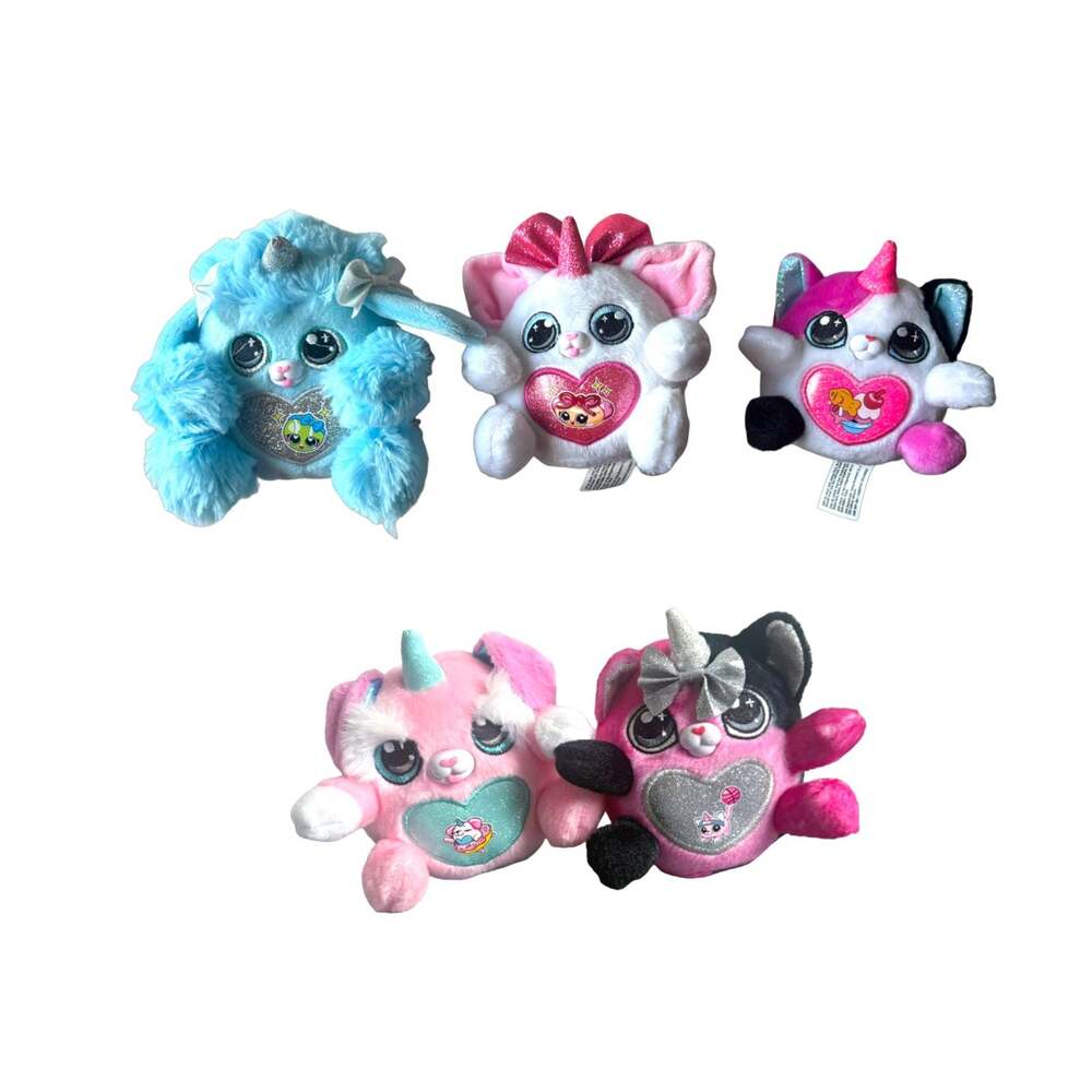 ZURU Rainbocorns Itzy Glitzy Surprise Mini Plush Set of 5